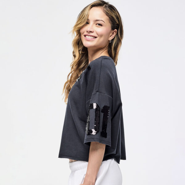 Zumba Sparkle Boxy Crop Top - Image 3