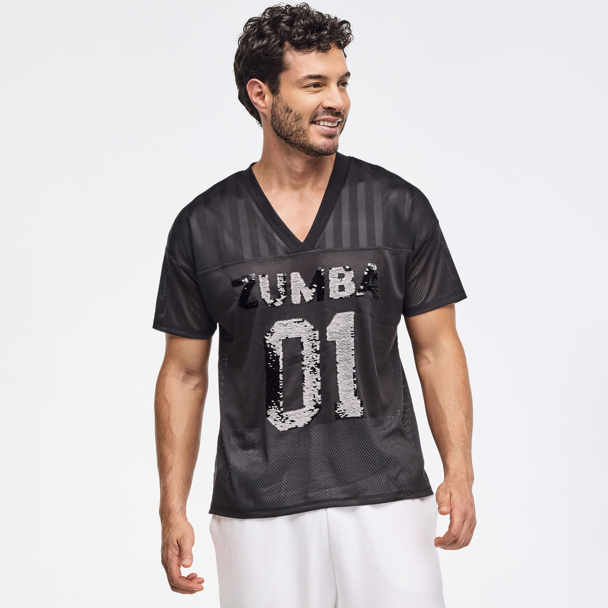 Zumba Sparkle V-Neck Mesh Top – Latinfit Middle East