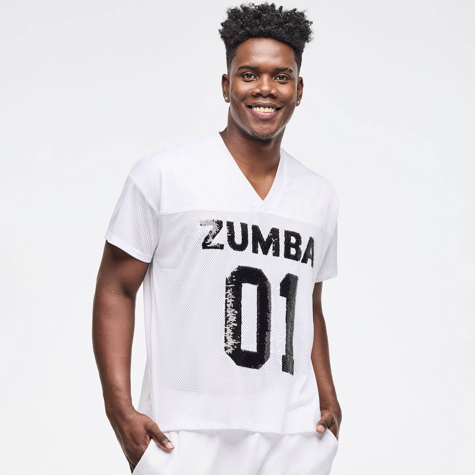 Zumba Sparkle V-Neck Mesh Top – Latinfit Middle East