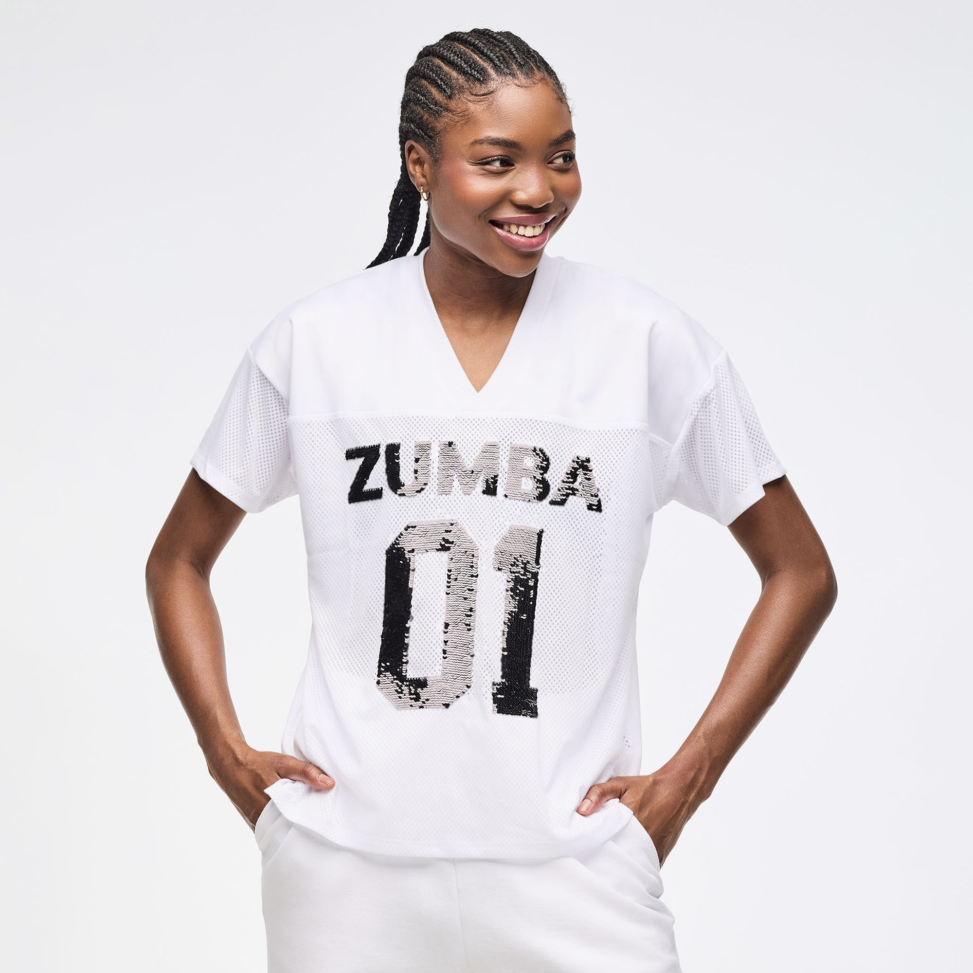 Zumba Sparkle V-Neck Mesh Top – Latinfit Middle East