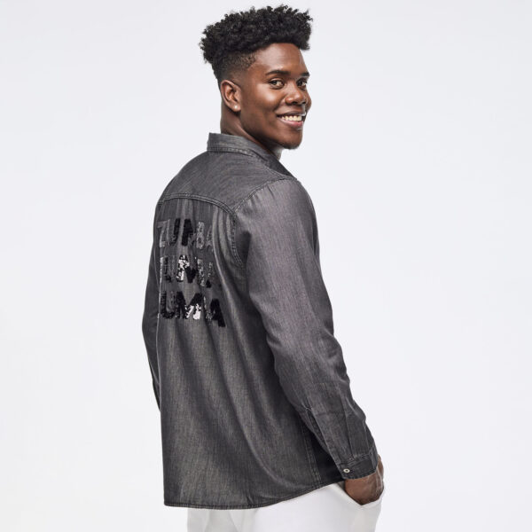 Zumba Sparkle Button Down - Image 4