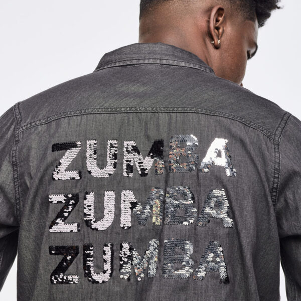 Zumba Sparkle Button Down - Image 5