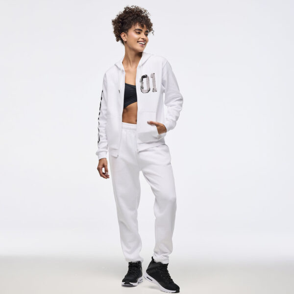 Zumba Sparkle Oversized Zip-Up Hoodie - Image 2