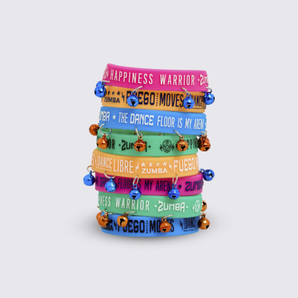 Zumba Libre Rubber Bracelets 8PK - Image 4