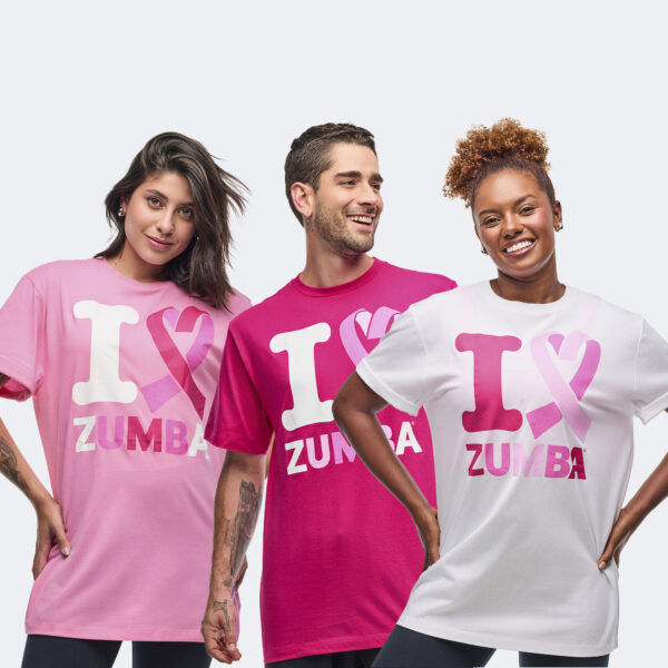 I Love Zumba Pink Tees 12PK