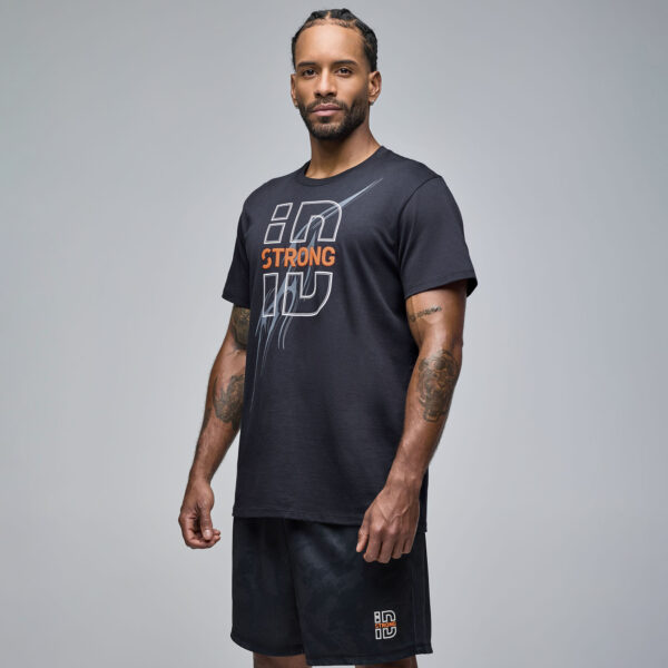 STRONG iD Unisex Crew Neck Tee - Bold Black