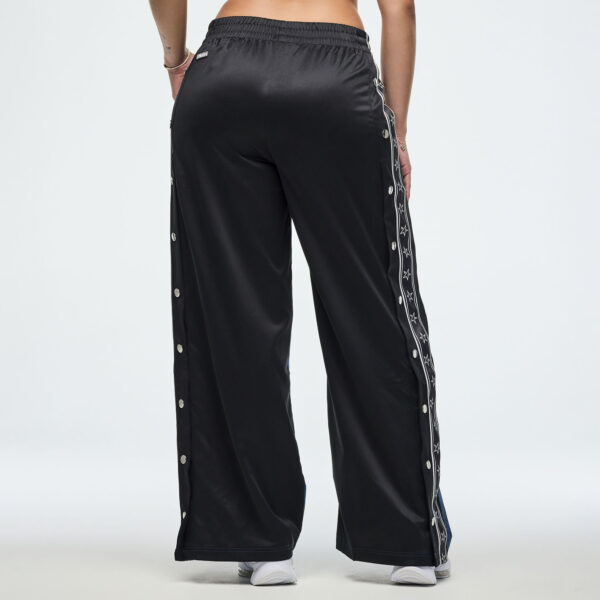 ZW Wide Leg Pants With Side Snap Placket - Image 3
