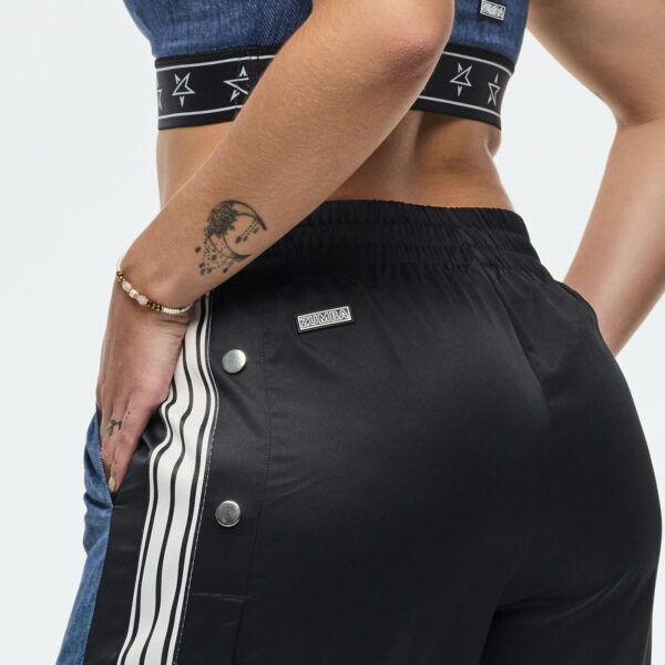 ZW Wide Leg Pants With Side Snap Placket - Image 4