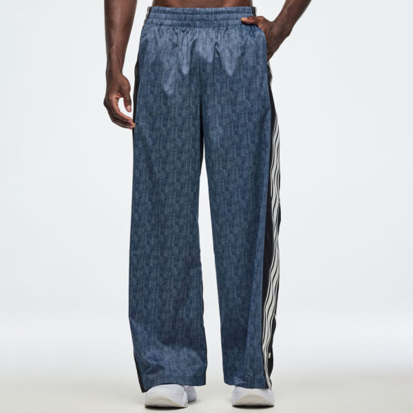 ZW Wide Leg Pants With Side Snap Placket - Image 6