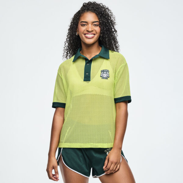 Class of 2001 Oversized Mesh Polo - Image 2