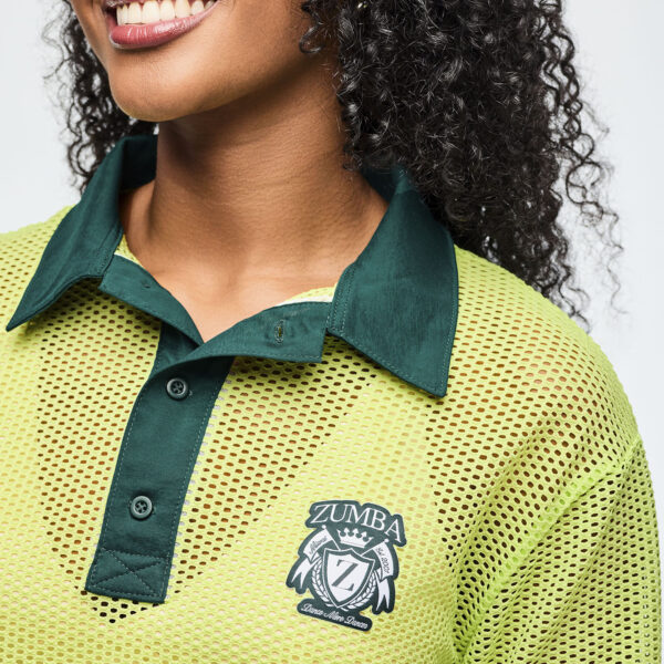 Class of 2001 Oversized Mesh Polo - Image 4
