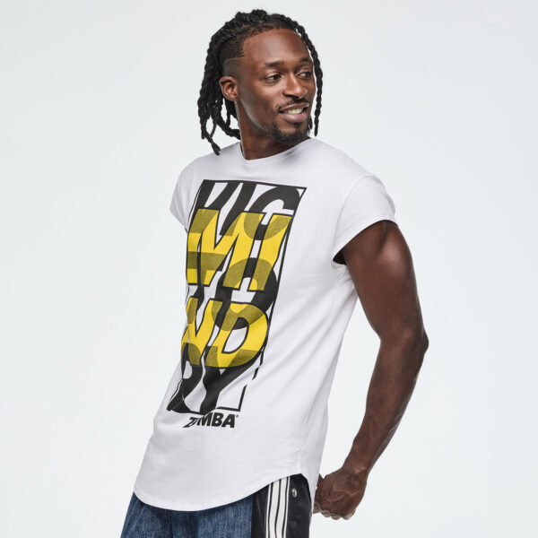 ZW Men's Crew Neck Round Hem Tee - Image 2