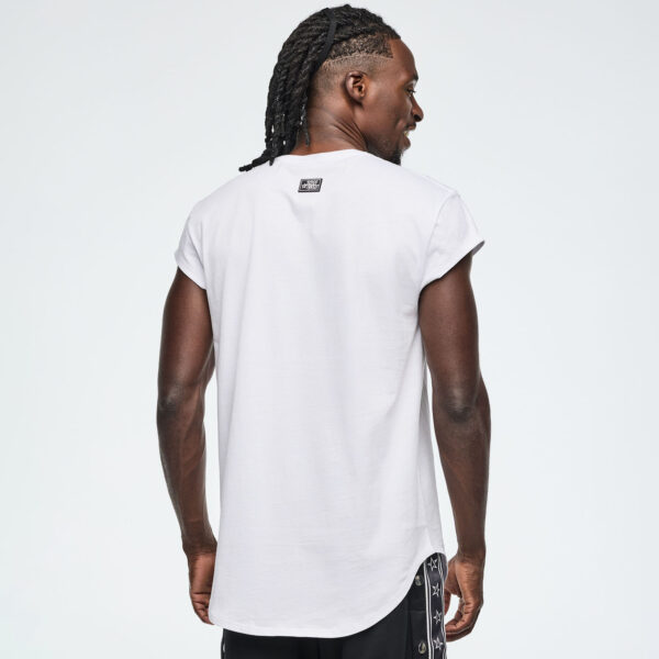 ZW Men's Crew Neck Round Hem Tee - Image 3