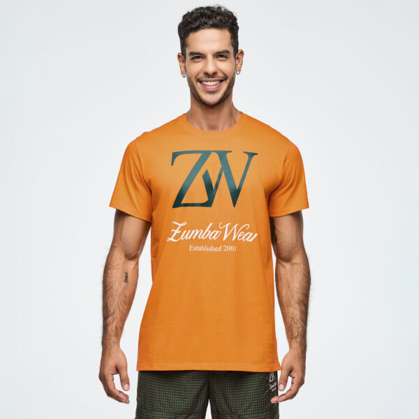 Class of 2001 Unisex Crew Neck Tee - Orange Punch - Image 3